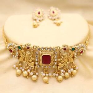 Alloy Multicolor Jewel Set (Pack of 1)